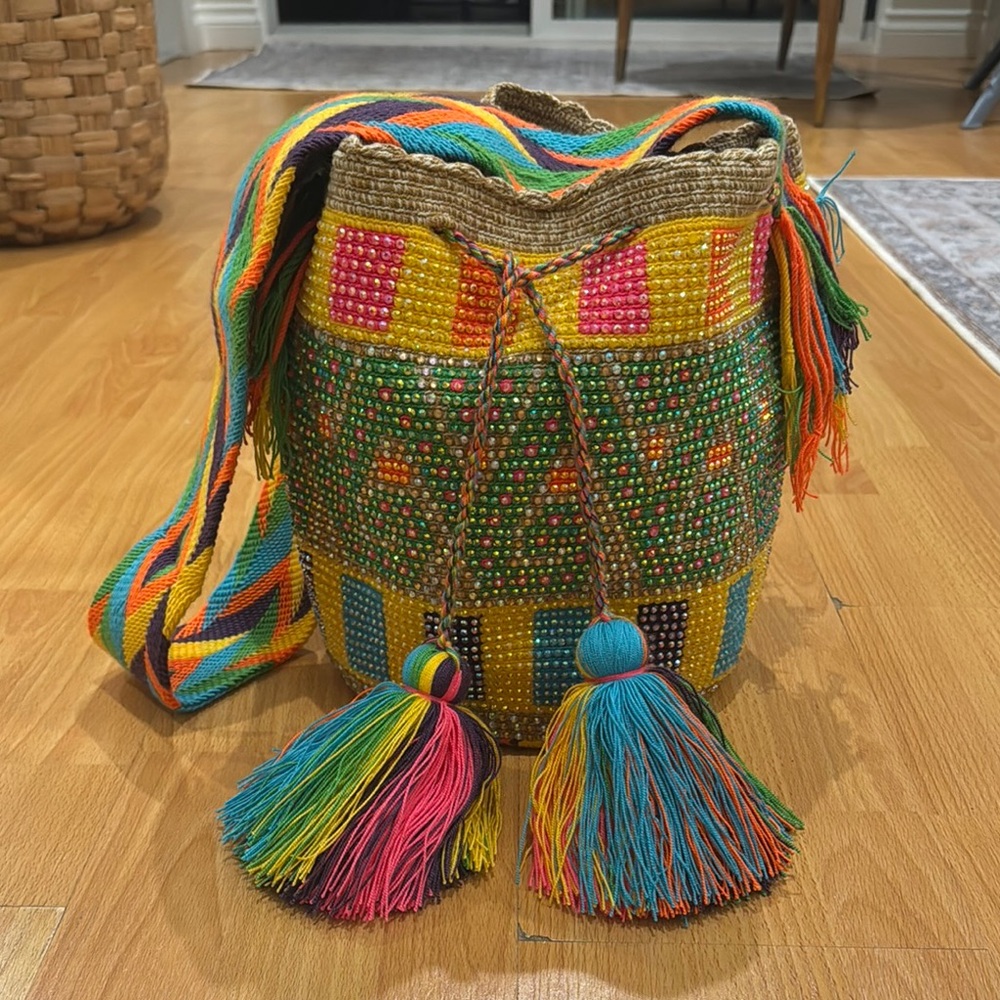 Colorful Woven Women's Bag